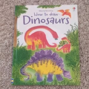 Usborne Activities Mini Book How To Draw Dinosaurs